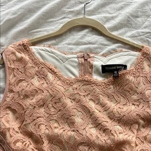 Tadashi Shoji Pink Lace Dress